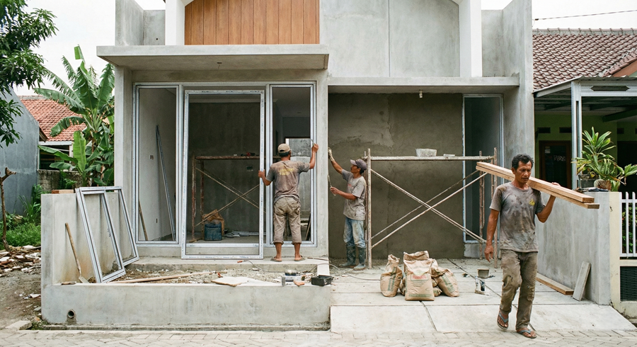 Proyek Renovasi Rumah Minimalis - Renovasi