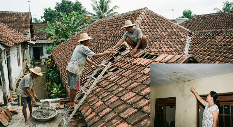 Proyek Perbaikan Atap Bocor - Reparasi